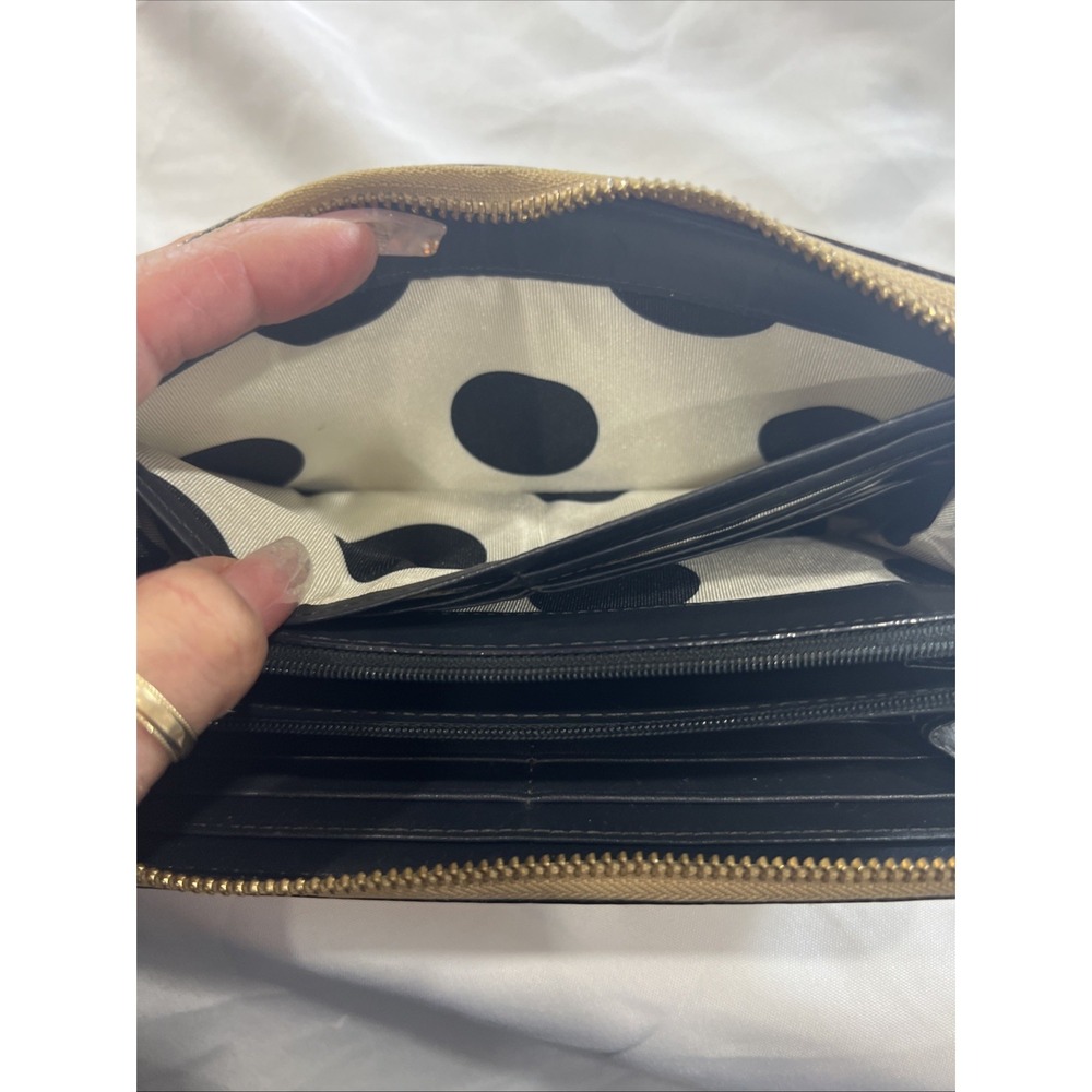 Kate Spade New York l Cedar‎ Street Zip Around Lacey Continental Gold Wallet - Picture 5 of 6